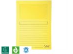 Afbeeldingen van Store insteekhoes, a4, l - model, 7359605, inclusief venster, karton, geel