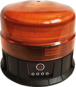 Afbeeldingen van Zwaailamp led amber R65 12/24V