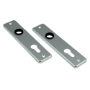 Afbeeldingen van Oxloc Kortschild Recht PC72 Alu F1 Model Roubaix. Afmeting 180x41 mm.