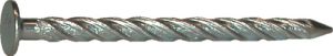 Afbeeldingen van Kelfort Schroefnagel, 3.8 x 25 mm, platte kop, verpakking 1000 stuks, gegalvaniseerd, verzinkt