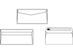 Afbeeldingen van Office envelop venster c5/6 114x229 80gram wit venster re zelfklevend, q183003 