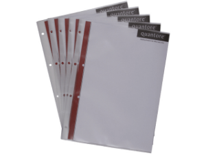 Afbeeldingen van Quantore showtas a4 4rings pp 0.08 nerf, 11138443-000 