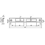 Afbeeldingen van Mauer Sluitplaat 190720/721 Polynorm D+N Din links