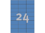 Afbeeldingen van Zweckform etiket, 70 x 37 mm, verpakking 2400 stuks, 3449, blauw