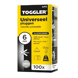 Afbeeldingen van Toggler Alligator plug + flens AF6 Ø6mm wanddikte > 9,5mm