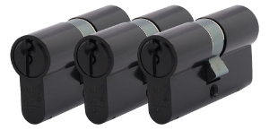 Afbeeldingen van Oxloc Profielcilinder Oxloc O5 dubbel 3 gls 30T30 zwart