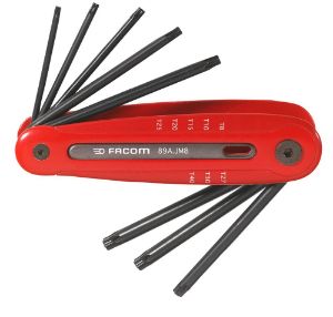 Afbeeldingen van Facom Stiftsleutelset zakmesmodel torx 89.JM 8-dlg