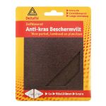 Afbeeldingen van Deltafix Anti-Krasvilt - vel bruin 90x100mm