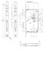 Afbeeldingen van ASSA ABLOY Deurslot, PC-uitsparing 2420, doornmaat 60 mm, zonder sluitplaat, pc72, rvs