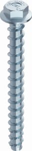 Afbeeldingen van HECO Schroefanker zeskantkop met aangeperste ring verzinkt blauw MULTI-MONTI-plus 10,x100