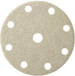 Afbeeldingen van FORUM Schuurschijf klittenband, korund, wit, 9 gaten k60 125mm