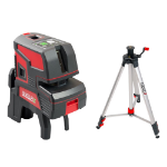 Afbeeldingen van LEVELFIX Kruislaser met groene straal set CL202G SET