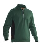 Afbeeldingen van Jobman Sweatshirt 5401 - Bosgroen/zwart