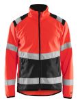 Afbeeldingen van Blåkläder Softshell jack High Vis 4877 rood/zwart XL