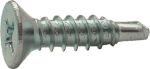 Afbeeldingen van Kelfort plaatschroef zelfborend elektrolytisch verzinkt plat verzonken kop