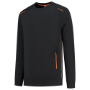 Afbeeldingen van TRICORP WORKWEAR Sweater Accent 302703 zwart/oranje XS