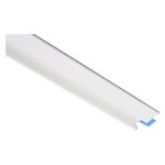 Afbeeldingen van Leidinglijst wit 12 x 7 mm, 2 meter, zelfklevend