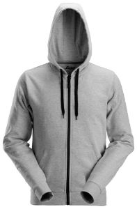 Afbeeldingen van Snickers Workwear Schilders Zip Hoodie 2801 Grijs 3XL