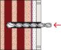 Afbeeldingen van fischer Waterdichte plug met schroef DuoSeal 6 x 38