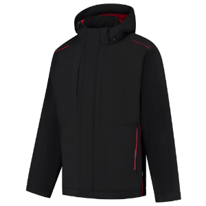 Afbeeldingen van TRICORP WORKWEAR Winter Tech Shell Accent 402703 zwart/rood S