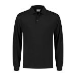 Afbeeldingen van Santino Polo Longsleeve Matt Zwart S