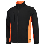 Afbeeldingen van TRICORP WORKWEAR Softshell Bicolor 402002 zwart/oranje 5XL
