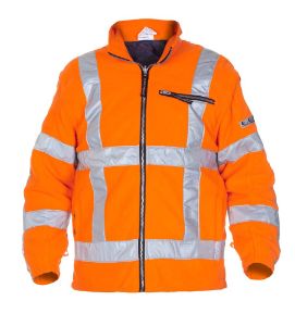 Afbeeldingen van Fleecejack franeker oranje rws