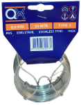 Afbeeldingen van QX binddraad op spoel 0.8mm, no.3, rvs a2 50 meter