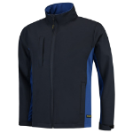 Afbeeldingen van TRICORP WORKWEAR Softshell Bicolor 402002 Navy/Korenblauw 2XL