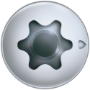 Afbeeldingen van SPAX Spaanplaatschroef, plat conische kop, gegalvaniseerd, verzinkt, 3.0 x 16 mm