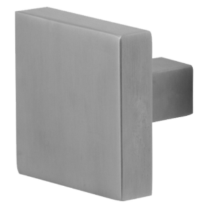 Afbeeldingen van GPF bouwbeslag Deurknop, RVS geborsteld 9858.09 S5 vierkant 60x60