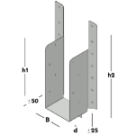Afbeeldingen van GB Raveeldrager met strip 225 sv 63x225