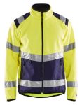 Afbeeldingen van Blåkläder Softshell jack High Vis 4877 geel/marine 3XL