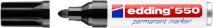 Afbeeldingen van Edding viltstift 550 permanent, 3 - 4 mm,  rond, zwart