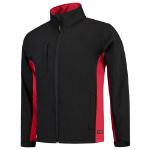Afbeeldingen van TRICORP WORKWEAR Softshell Bicolor 402002 zwart/rood 2XL