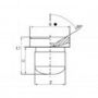 Afbeeldingen van Umeta Centraal smeernippel D1a type N DIN 3405 Ø 6 mm