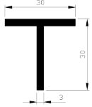 Afbeeldingen van AluArt T profiel aluminium