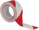 Afbeeldingen van Kelmaplast Zelfklevend afzetband Plakband rood/wit 60mm  66 meter
