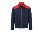 Afbeeldingen van Santino Fleece jas Trento navy/rood 2XL
