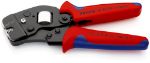 Afbeeldingen van KNIPEX Zelfinstellende krimptang voor adereindhulzen, met voorinvoering 190mm