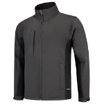 Afbeeldingen van TRICORP WORKWEAR Softshell Bicolor 402002 Donkergrijs/Zwart 2XL