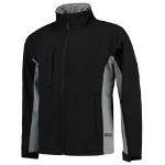 Afbeeldingen van TRICORP WORKWEAR Softshell Bicolor 402002 zwart/grijs L