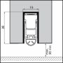 Afbeeldingen van Ellen Automatische valdorpel EM Uni-Proof 1228mm