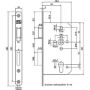 Afbeeldingen van Nemef Deurslot 649 PC72 60 mm RVS Links