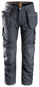 Afbeeldingen van Snickers Workwear AllroundWork, Werkbroek met holsterzakken 6201 Staalgrijs 56