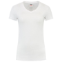Afbeeldingen van TRICORP CASUAL T-shirt V Hals Fitted Dames 101008 Wit
