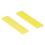 Afbeeldingen van Köhlerwoodcap Glaswiggen 100x22x4mm geel 