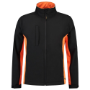 Afbeeldingen van TRICORP WORKWEAR Softshell Bicolor 402002 zwart/oranje 5XL