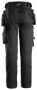 Afbeeldingen van Snickers Workwear AllroundWork, Dames Stretchbroek met Holsterzakken 6247 Zwart 52