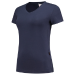 Afbeeldingen van TRICORP CASUAL T-shirt V Hals Fitted Dames 101008 Ink